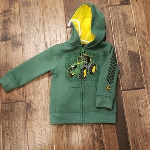 John Deere Zippered Sweatshirt 18m